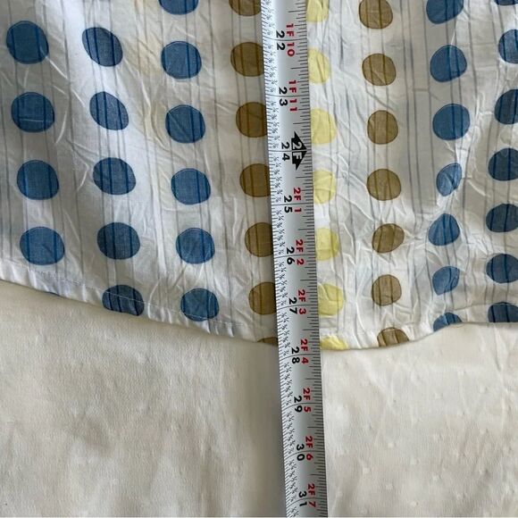 Kim Rogers Polka Dot Button down Blouse - Picture 8 of 8